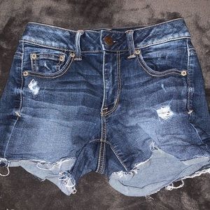 AEO high rise shorts
